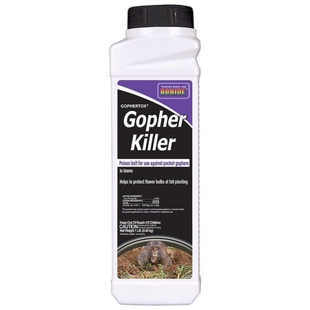 GOPHERTOX Bonide  Toxic Bait Granules For Gophers and Moles 1 lb 695